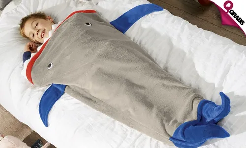 Shark Tail Blankets for Kids!